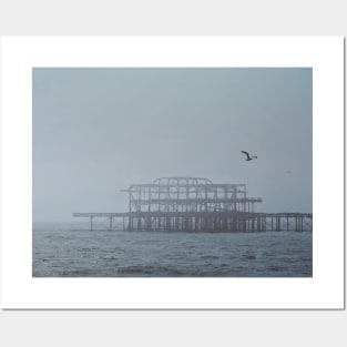 Brighton West Pier Posters and Art